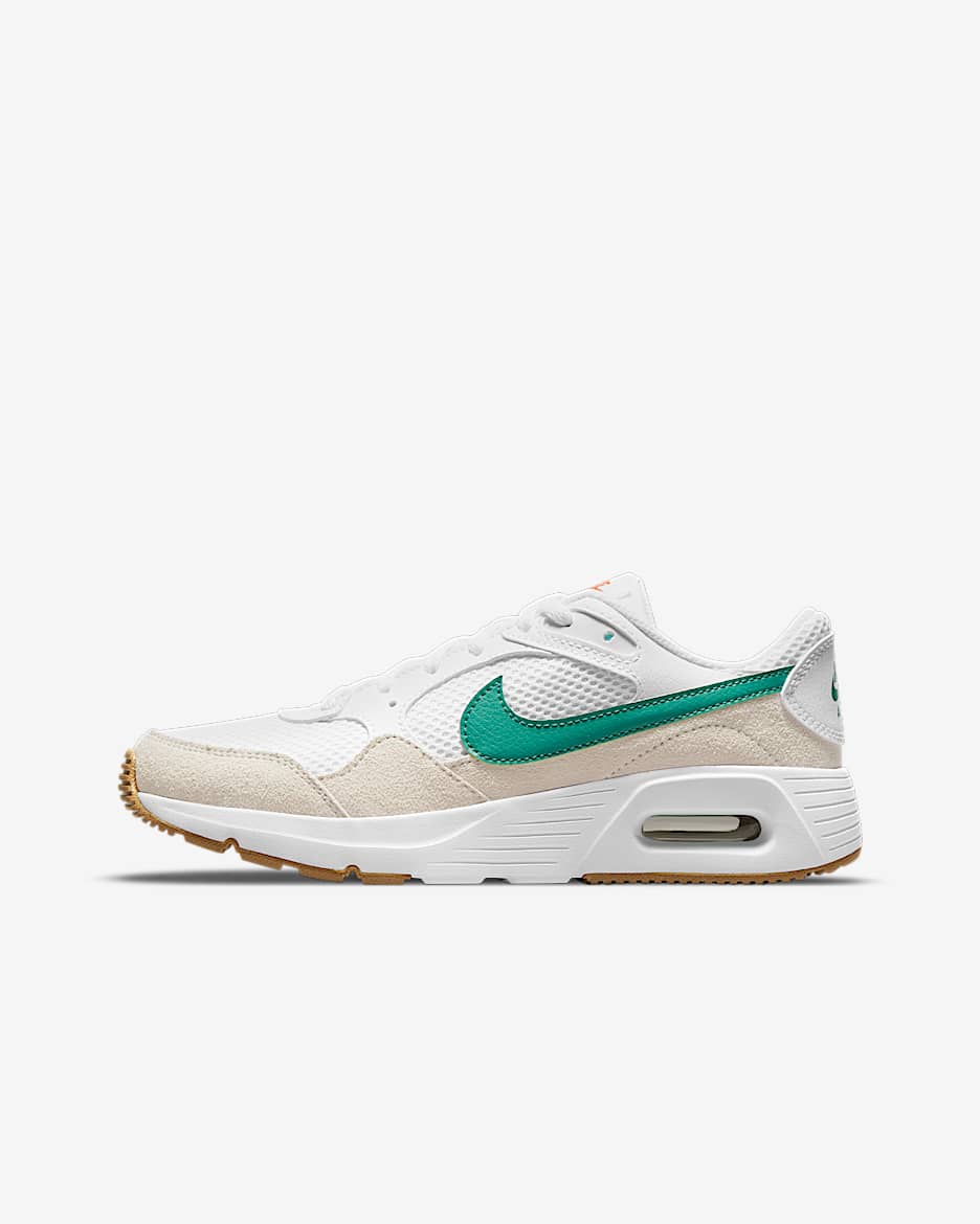 Boys nike air max white clearance